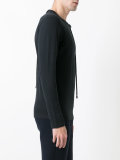 laced detail sweatshirt