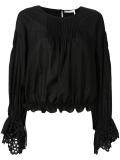 pineapple broderie anglaise top
