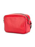 logo print shoulder bag