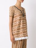 linen embroidered top