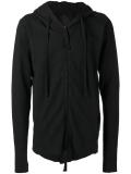 zipped hoodie