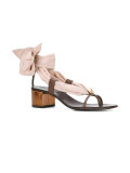 scarf tie sandals