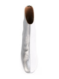 metallic boots
