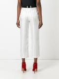 striped cropped trousers 