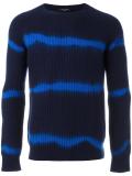 blurry stripes jumper