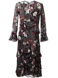 flower print longsleeved dress