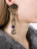 monkey pendant earrings