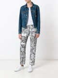 printed drawstring trousers