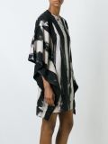 striped crew neck dress