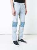 contrast panel jeans 