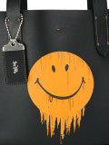 smiley print tote