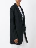 oversized creased blazer 