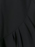 ruffle detail asymmetric dress