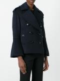 oversized buttons short coat