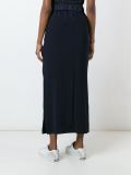 straight cut maxi skirt