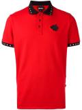 embroidered logo polo shirt