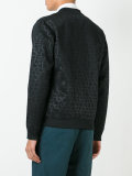 logo print bomber jacket