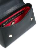 flap closure shoulder bag