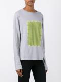 square print jumper