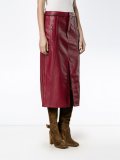 straight-cut skirt