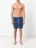 printed swim shorts
