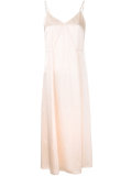 silky midi dress