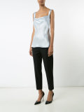 metallic tank top