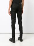 coated split knee jeans