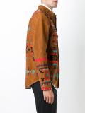 geometric patch shirt