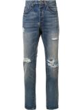 ripped detail jeans