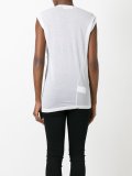 asymmetric ruffle tank top