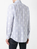 striped embroidered shirt