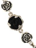 carved rose motif bracelet