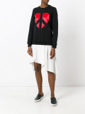 embroidered logo sweatshirt 
