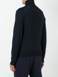 contrast knit jumper