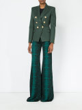 peaked lapel blazer