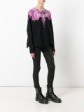 wing print sweater