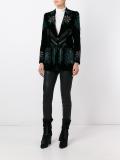 embroidered blazer