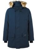 concealed fastening parka coat