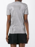 microstudded distressed T-shirt