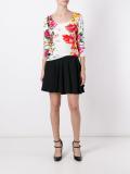 floral print knitted top