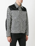 checkered bomber jacket
