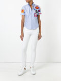 patch short sleeved shirt