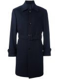 belted single breasted coat