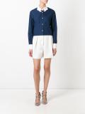 hand collar shirt 