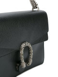 embellished clasp shoulder bag