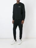 embroidered logo sweatshirt