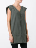 panelled mini dress