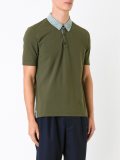 'Two-tone Military‘polo衬衫