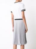 pleated T-shirt dress
